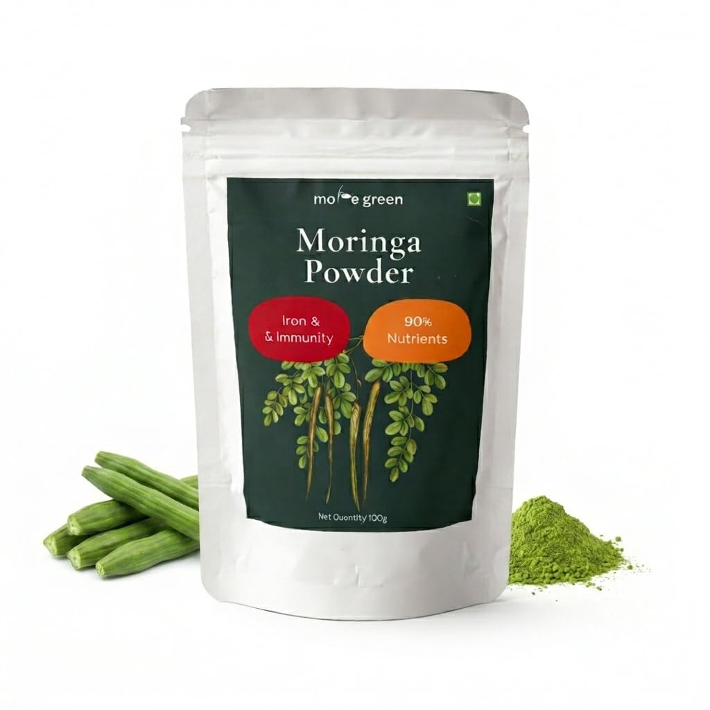 Moringa Powder, Whole Leaf, Plant Protein