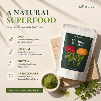 Moringa Powder, Whole Leaf, Plant Protein