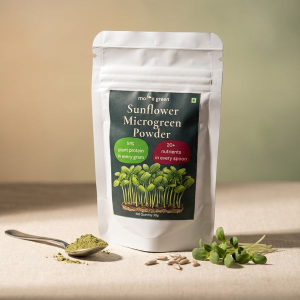 Sunflower Microgreen Powder, Plant-Based, Additive-Free Superfood