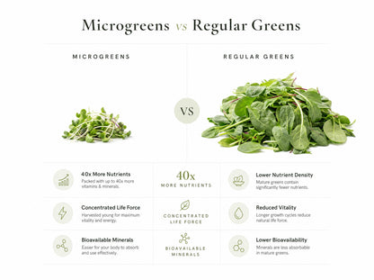 microgreens vs regular greens