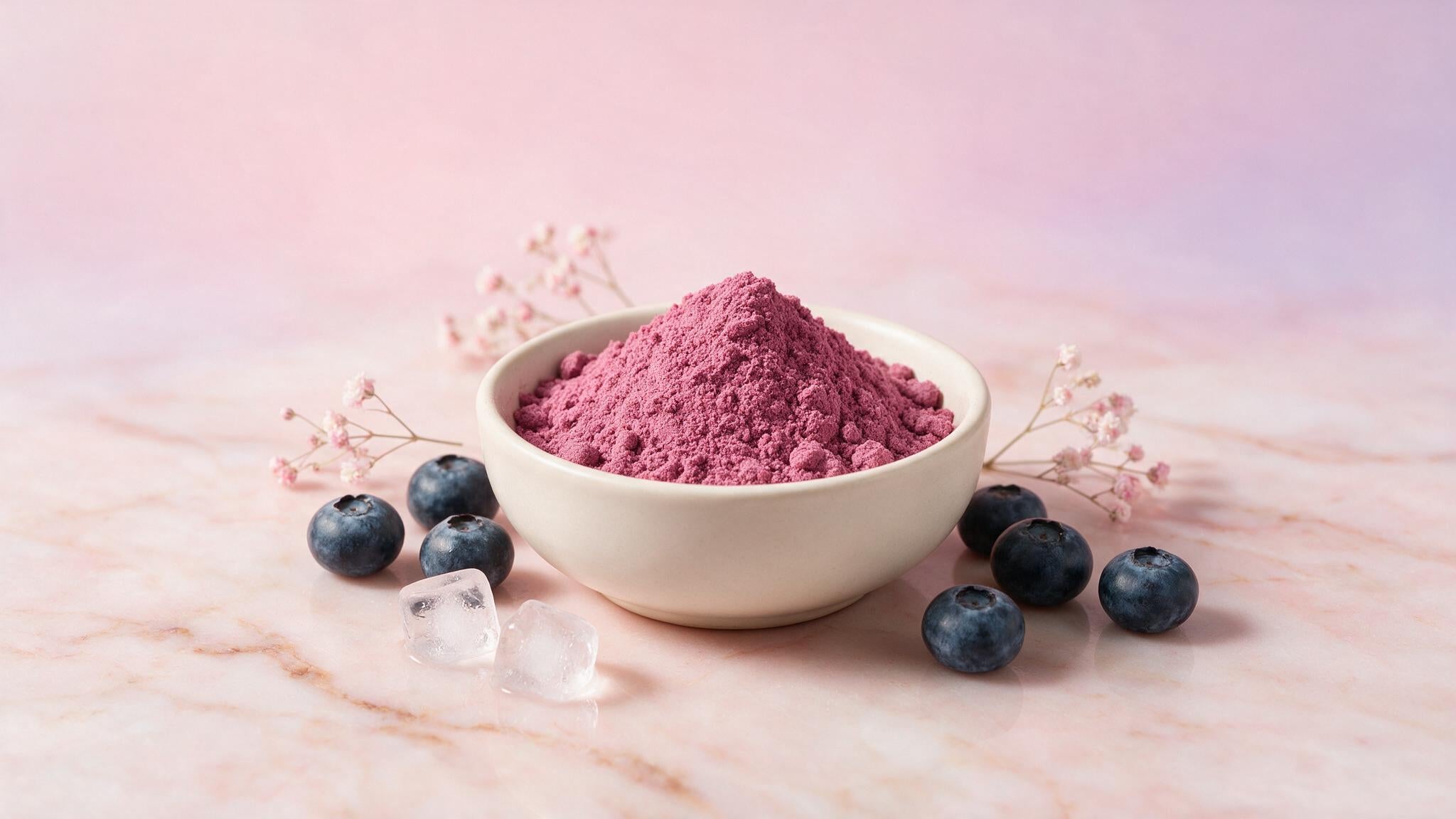 Freeze-dried whole blueberries,